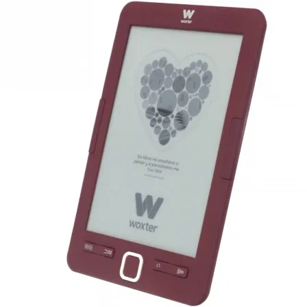 Woxter Scriba 195 Ebook 6 Pulgadas con Pantalla E-Ink Pearl Plus Rojo - Referencia EB26-045